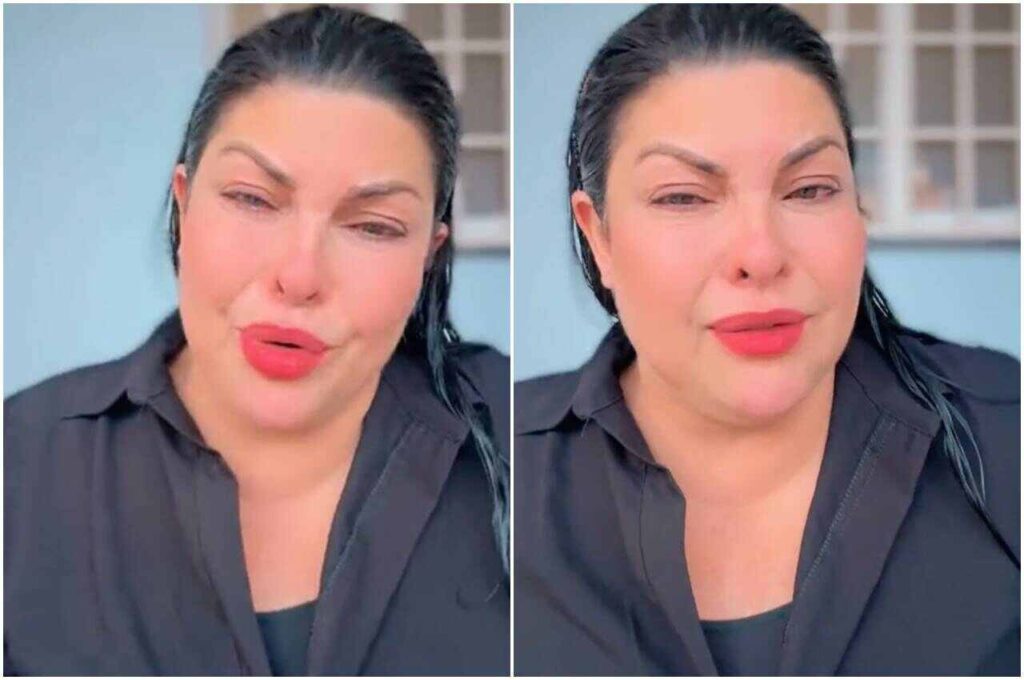 Aos prantos, Vanilda Bordieri anuncia prisão dos suspeitos pela morte do seu irmão