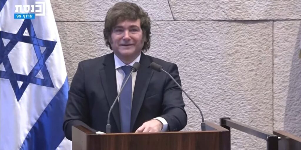 Milei transfere embaixada da Argentina de Tel Aviv para Jerusalém