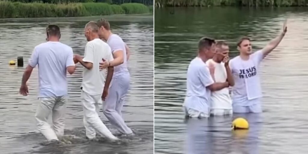 Paciente terminal é levado de ambulância para ser batizado em lago: "Minha fé está forte"