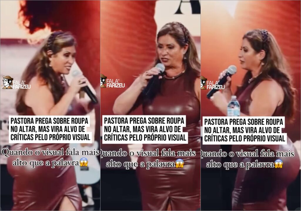 pastora pede decência ao vestir mas sua roupa gera reação