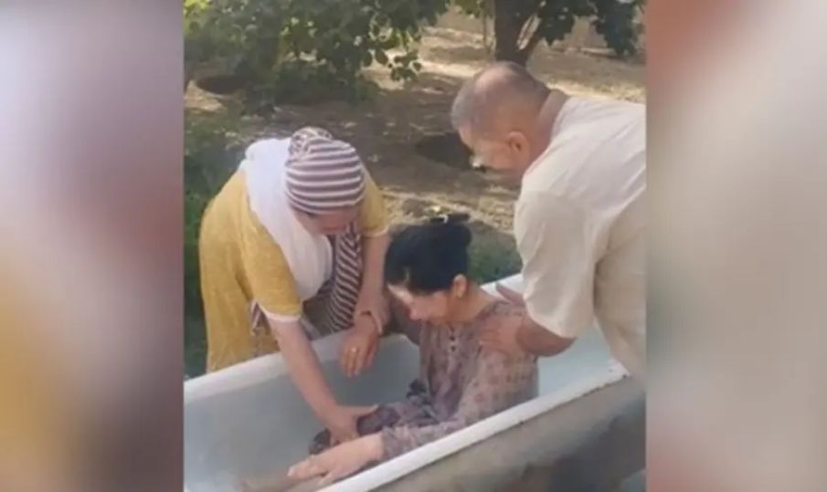 Após ser batizada em segredo na Ásia, estéril testemunha gravidez