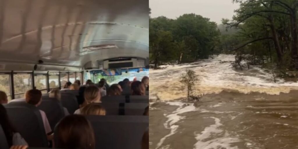Meninas resgatadas de enchente louvam em ônibus nos EUA: “O Senhor veio até mim”