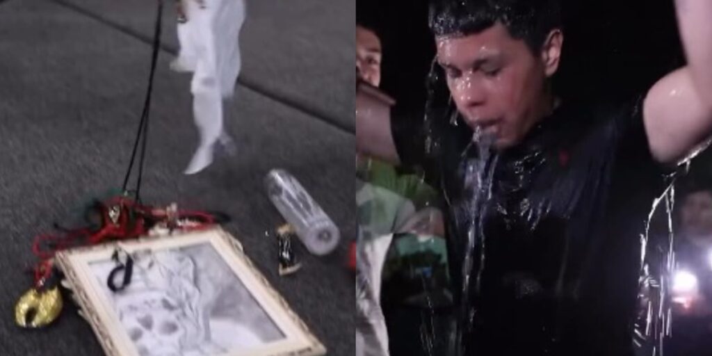Adolescente deixa objetos de feitiçaria no altar, aceita Jesus e é batizado em culto