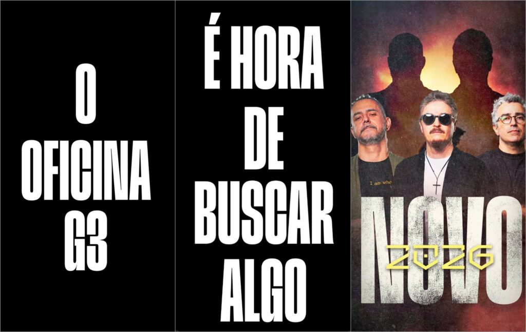 Oficina G3 anuncia álbum novo para 2026 e faz suspense
