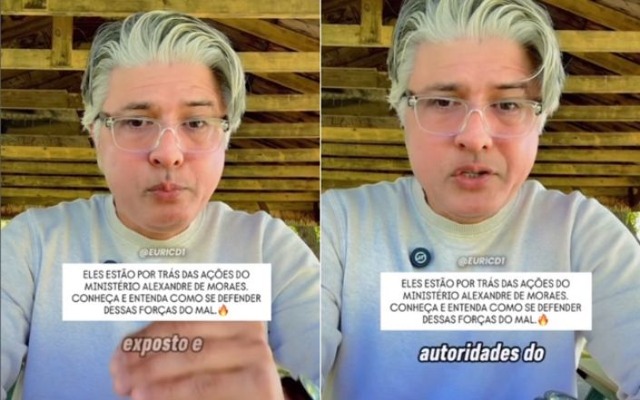 entidade derrotada por Elias possuiu Alexandre de Moraes