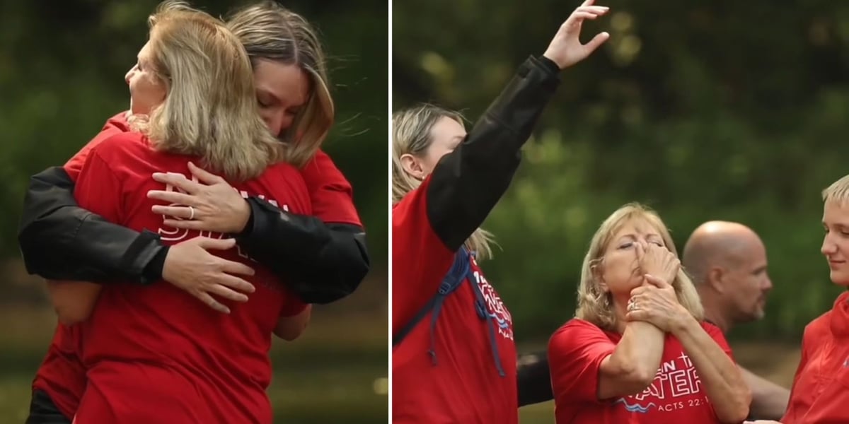 Evangelista se emociona ao batizar sua mãe: “Minhas orações foram respondidas”