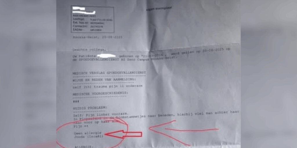 Radiologista que escreveu “judia” como problema médico de criança é suspenso pelo hospital